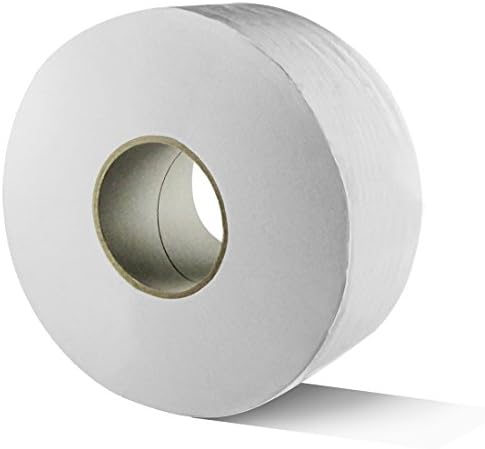 Karat 9" Jumbo Roll Toilet Paper - 2-Ply Industrial Strength Tissue (JS-JRT1000), 1000 ft, 12 Pack
