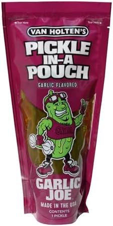 Van Holten's Pickles - Garlic Joe Pickle-In-A-Pouch - 12 Pack