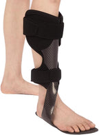 Carbon Fiber AFO Brace Lightweight Ankle Foot Orthosis Foot Drop Brace AFO Rehabilitator for Drop Foot, Stroke, Hemiplegia (M-Right (Carbon Fiber))