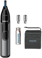 Nose Hair Trimmer, Series 3000 Nose, Ear and Eyebrow Trimmer Showerproof with Protective Guard System, Battery-Operated, No pulling Guaranteed - NT3650/16
