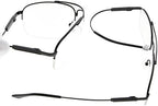Eyekepper Half-Rim Womens Reading Glasses Memory Titanium Bendable Mens Readers (Black,+1.50)