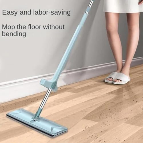 Mop,Flat Mop,Flat Mop with Self Wringer,360 Hands Free Wash Microfiber Floor Mop,Microfiber Mop with 3 Washable Mop Pads,Flat Squeeze Mop for Hardwood Laminate Tile Floor Cleaning