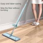 Mop,Flat Mop,Flat Mop with Self Wringer,360 Hands Free Wash Microfiber Floor Mop,Microfiber Mop with 3 Washable Mop Pads,Flat Squeeze Mop for Hardwood Laminate Tile Floor Cleaning