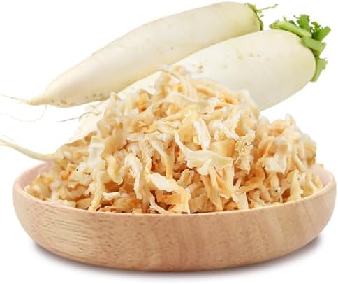 Dried radish 10.58oz/300g，unsalted radish strips ， dried vegetables Soak in warm water and it's ready to eat