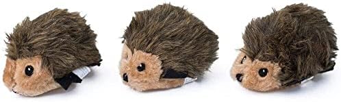 ZippyPaws Burrow Replacement Miniz - Interactive Dog & Puppy Toys for Boredom, Stimulating Pet Products to Keep Them Busy, Plush Refills for Hide & Seek Puzzle, Squeaky Toy for Enrichment - Hedgehogs