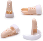 Thinvik [2 Pieces Plastic Mallet Dip Finger Support Brace Splint Joint Protection Injury -Size0 Knuckle 38-42mm
