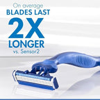 Gillette Sensor3 Comfort Men's Disposable Razors, 12 Razors