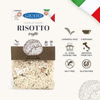 Giusto Sapore Italian Risotto - Truffle - All Natural Gluten Free, No Added Salt - Premium Gourmet 3-4 Serving Size, 8.81 oz - Imported from Italy and Family Owned