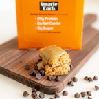 NuGo Smarte Carb 20g Protein 0g Sugar, 2g Net Carbs 160 Calories Brown, Sugar free Peanut Butter Crunch, 12 Count