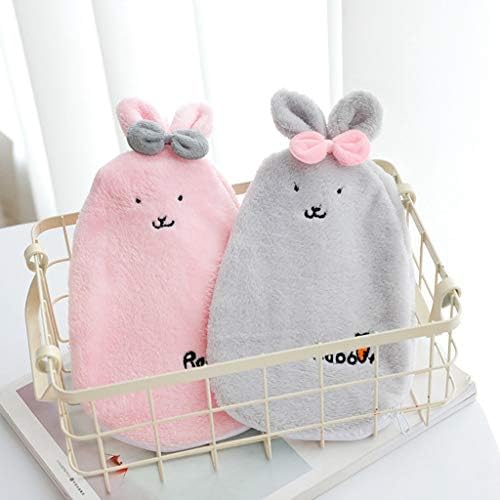 Hot Water Bag Cute Rabbit Hot Water Bottle Bag Hand Warmers Winter Warm Home Office Hot Water Pouch Very Suitable for Girls’ Gifts Warm Artifact (Color : Red)