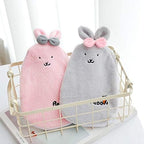 Hot Water Bag Cute Rabbit Hot Water Bottle Bag Hand Warmers Winter Warm Home Office Hot Water Pouch Very Suitable for Girls’ Gifts Warm Artifact (Color : Red)