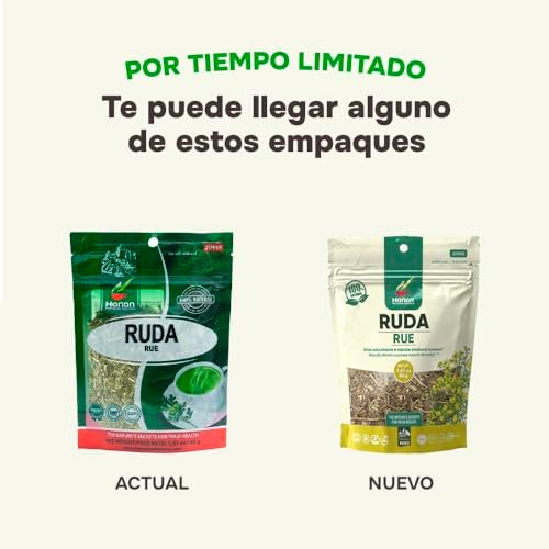Hanan Te de Ruda 40g - Rue Loose Leaf Tea for Relaxation & Well-Being, Ruta Graveolens, Natural Herbal Tea from Peru (1.4oz)