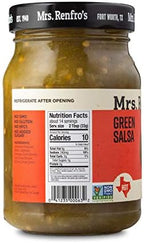 Mrs. Renfro’s Green Salsa – Gluten Free (16-oz. jars, 4-pack)