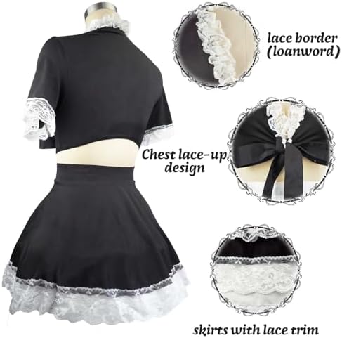 Maid Outfit Women's Exotic Costumes Perfect for Cosplay and Halloween Party Dress