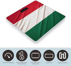 Italy Flag Weight Scale for Body Weight Digital Bathroom Scale High Capacity Accurate Digital Weighing Scales and Easy-to-Read on Backlit LCD Display