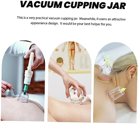 FRCOLOR Home Cupping Device for Suction Cup Therapy Cellulite Massage Gua Sha Body Tool Beauty Suction Cup Relaxing Tool
