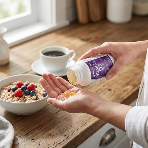 Vitamin D3 125 mcg (5000 IU), 400 Softgels, High Potency Vitamin D3 Supplement, Vitamina D, D3 Vitamin for Adults, Vitamin D 5000 IU Softgels, VIT D, Vitamin D