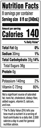 Amazon Grocery, White Grape Juice, 64 Fl Oz (Previously Amazon Fresh, Packaging May Vary) (Pack of 2)