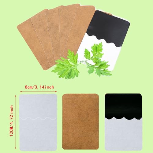 50 Patches Moxibustion Herbal Warming Patch – Mugwort Self-Heating Pads, Comfort for Back, Neck, Shoulder, Knee & Joints, Traditional Chinese Inspired (12*8cm)