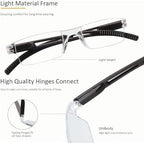 8 Pack Reading Glasses, Blue Light Blocking Computer Reading Glasses for Women and Men, Lightweight Readers (4 Black+4 Brown,+1.50Magnification)