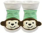 Bowbear Adorable Baby 6 Pair Non-Skid Bootie Socks