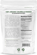 Earth Circle Organics Organic Chlorella Powder | Vegan, Kosher, Broken Cell Wall, High in Protein, Fiber & Chlorophyll | Super Green Algae, Clean, Non-GMO – 4 Ounce (Pack of 1)