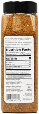 Badia Mojo Rub Citrus Blend, 24 oz – Zesty Citrus All-Purpose Grill Rub, Lemon Lime Spices (Pack of 2)