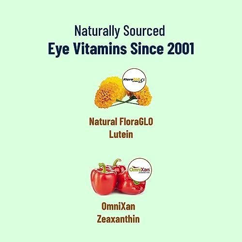 VisiVite Super Lutein 444 Eye - Unique & Clear Eye Vitamins - Lutein Max Vision Vitamins for Eyes - Zeaxanthin Plus Lutein Eye Vitamins - Clear Eye Supplements for Adults
