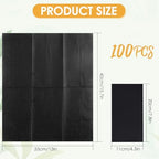 100Pcs Disposable Black Napkins Disposable Guest Black Paper Napkins Hand Towels, for Kitchen Party Wedding Bathroom or Any Celebration Occasion