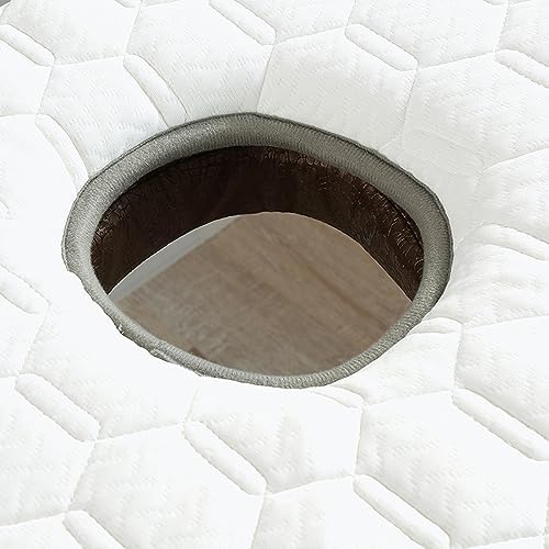 KKCD Massage Table Cushion Topper Memory Foam,Lash Bed Mattress Pad,Non-Slip Spa Bed Padding,with Breathe Hole&Elastic Bands,Square/Round/Trapezoidal Head,3/4/5/6cm Thick,5cm/2.0in,T 70x190cm