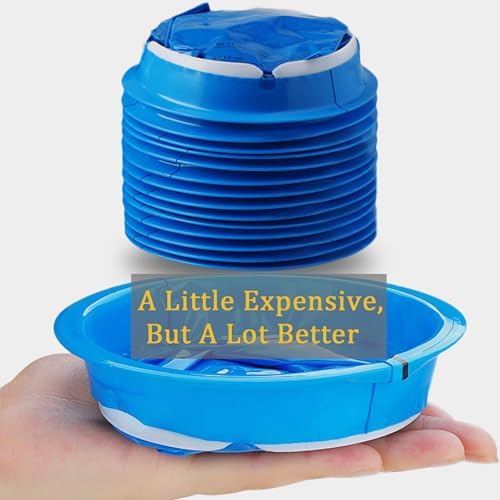 14 Pack Disposable Vomit Bags (Thick), Barf Bags 1000ML Blue, Morning Sickness Bag Hospital Grade Leaking Resistant by Valchoose