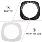 Wax Warmer Clean Collars Waxing Protection Rings 50Pcs Replacement Black Collars Ring for Universal Wax Machine Accessories Square
