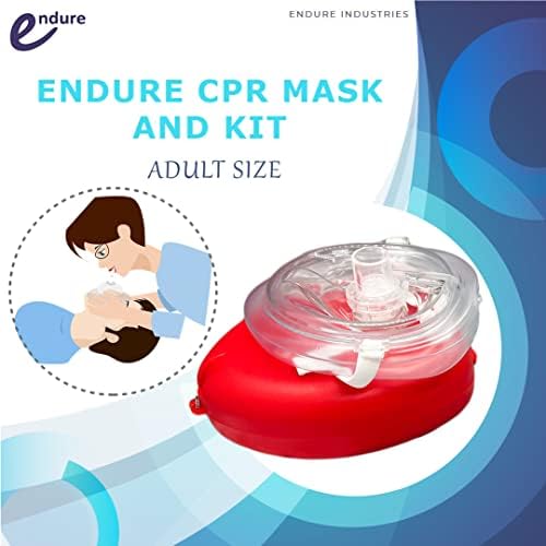 Endure Complete Airway Emergency KIT I - 9 Sizes GUEDEL OPA + 3 Sizes NASOPHARYNGEAL Airway + 3 Packs LUBRICATING Jelly + CPR MASK