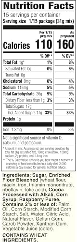 Betty Crocker Delights Dark Chocolate Raspberry Brownie Mix, 16.47 oz