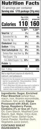 Betty Crocker Delights Dark Chocolate Raspberry Brownie Mix, 16.47 oz