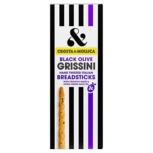 Crosta & Mollica Grissini & Black Olive - 140g