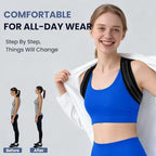 Posture Corrector for Men and Women, Adjustable Back Brace Upper Spine Straightener, Breathable Shoulder, Neck, Clavicle & Back Support, Relieve Slouching, Hunching, and Back Pain, XL