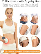Lymphatic Drainage Massager for Body & Legs – Electric Handheld Body Massager with 12 Levels & Multi-Mode Massage, Helps Support Circulation, Smooth the Look of Cellulite & Relax Muscles