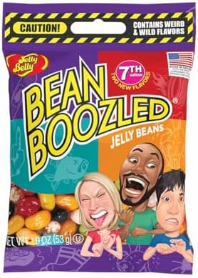 BeanBoozled 7th Edition Spinner Game + Refill Bag – Gross vs. Delicious Jelly Beans – Fun Party Game & Gag Gift for Kids, Teens & Adults