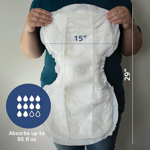 Abena San Premium Incontinence Pads, Heavy Absorbency, (Sizes 8 to 11), Size 10, 25 Count
