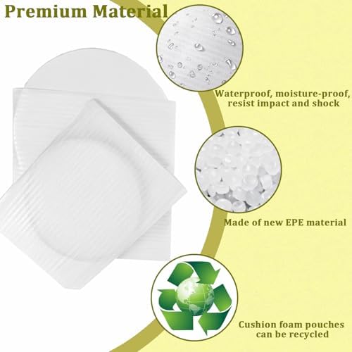 50PCS 16"x20" Cushion Foam Pouches, Moving and Packaging Supplies for Dishes and Fragile Item, Large Packing Cushioning Supplies Foam Wrap Pouches & Sheet for Moving, Packing, Transportation, Storage