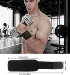 YUNYILAN 2 Pack Wrist Brace Adjustable Wrist Support Wrist Straps for Fitness Weightlifting, Tendonitis, Carpal Tunnel Arthritis, Wrist Wraps Wrist Pain Relief Highly Elastic (Black)