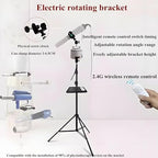2.1M Terahertz Physiotherapy Instrument Stand, Electric Rotating Stable Tripod with Remote Control, Adjustable Rotation Angle of 0-360°, 30/60min Timing Function, for SPA, Home