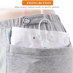 Incontinence Care Shorts, Fistula Catheter Underwear, Urine Drainage Bag Underwear, Pants for Nephrostomy, Suprapubic&Biliary Catheters,XL,Jasper