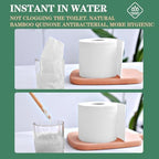 Bamboo Toilet Paper, 4-Ply, 18 Rolls of Septic Safe Organic Bath Tissues, Sustainable and Tree Free, Soft, Strong, Earth-Friendly, Chemical Free PFAS Free, BPA Free - FSC Certified (white)