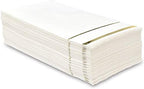 Gift Boutique 100 Gold Trim Lined Guest Napkins Elegant Dinner Hand Napkin Towel for Holiday Bathroom Wedding Birthday Party Bridal Baby Shower
