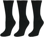 CTM Women's Diabetic Crew Socks (3 Pair Pack)