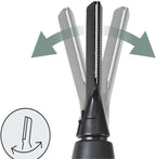 Replacement Eyebrow Trimmer Blade for Panasonic ER-GM40 / ER-GM40-K/ER-GM40-A/ER-GM40-Y Facial Hair Trimmer - Full Body Hair Remover Attachments(Black)