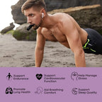 BlackSquid Breathing Exercise Device - Fitness Breather Strength & Endurance Trainer - Athletes Mouth Inhale Breather Stamina Booster Mouthpiece Training Tool