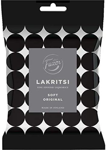 Fazer Lakritsi Soft Original Liquorice 24 Packs of 150g 5.3 oz